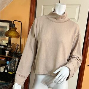 Lush Taupe light weight Knit Sweater size M